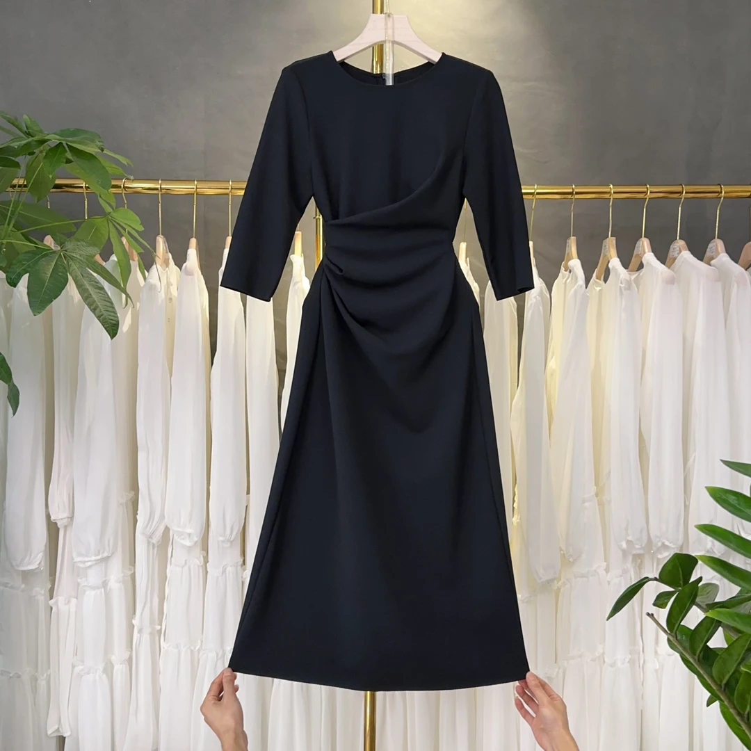 【RG2387】2025年新款百搭减龄显瘦新款连衣裙