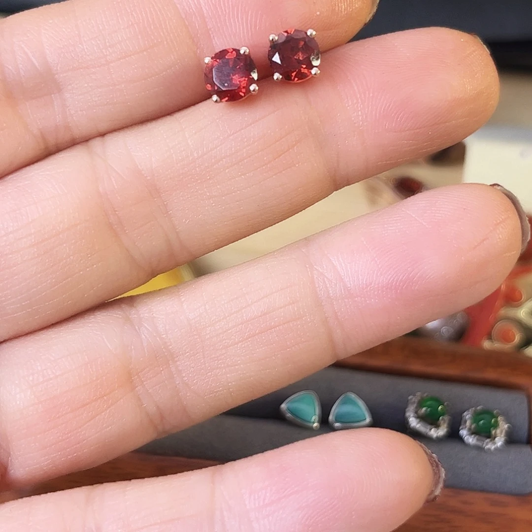 玛瑙/玉髓银S925镶嵌戒指