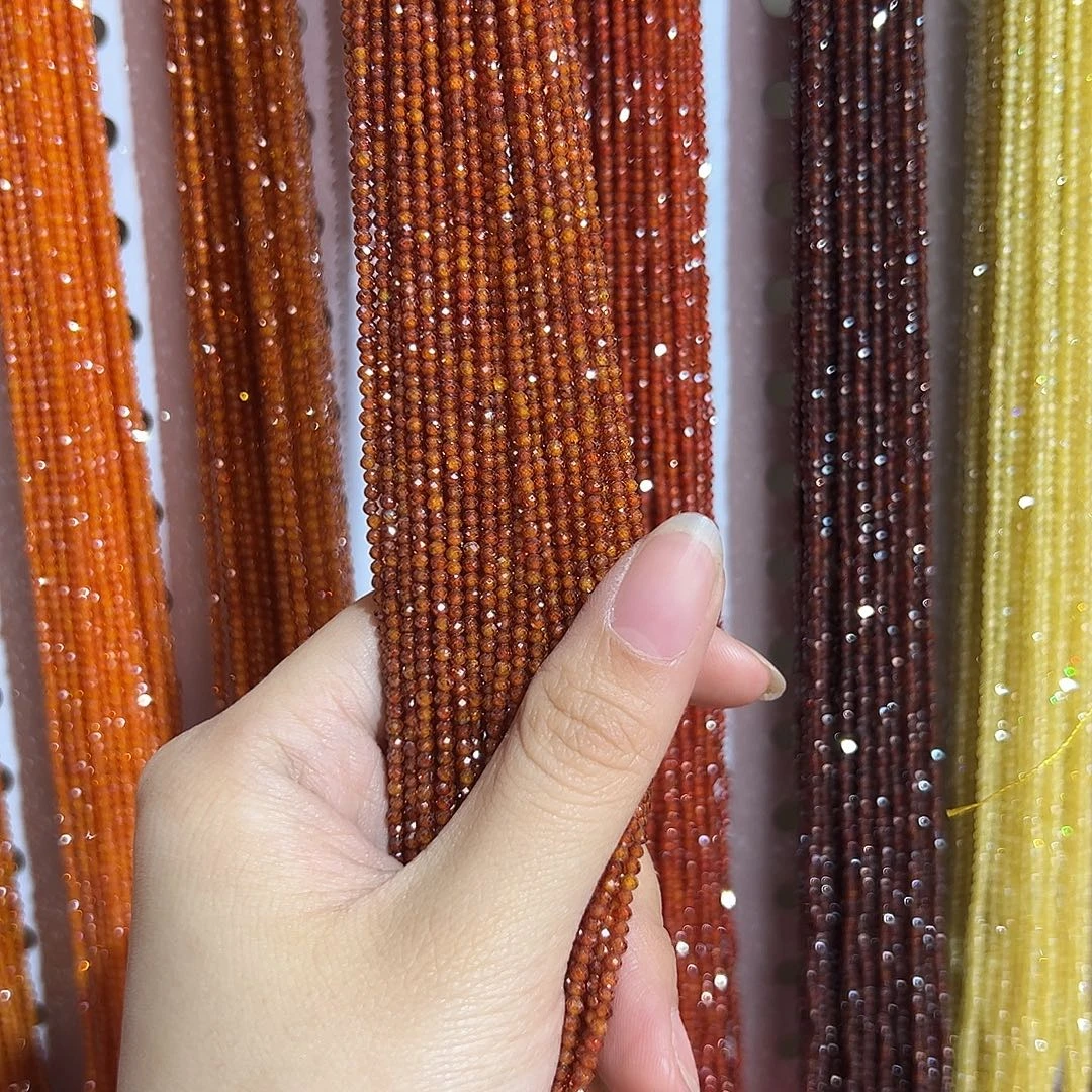 锆石非金属深橘棕色锆石卡2两条