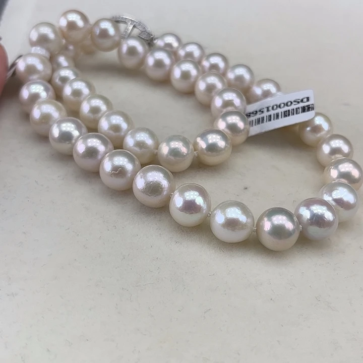 淡水珍珠银S925镶嵌颈饰10➕极光炫彩高品