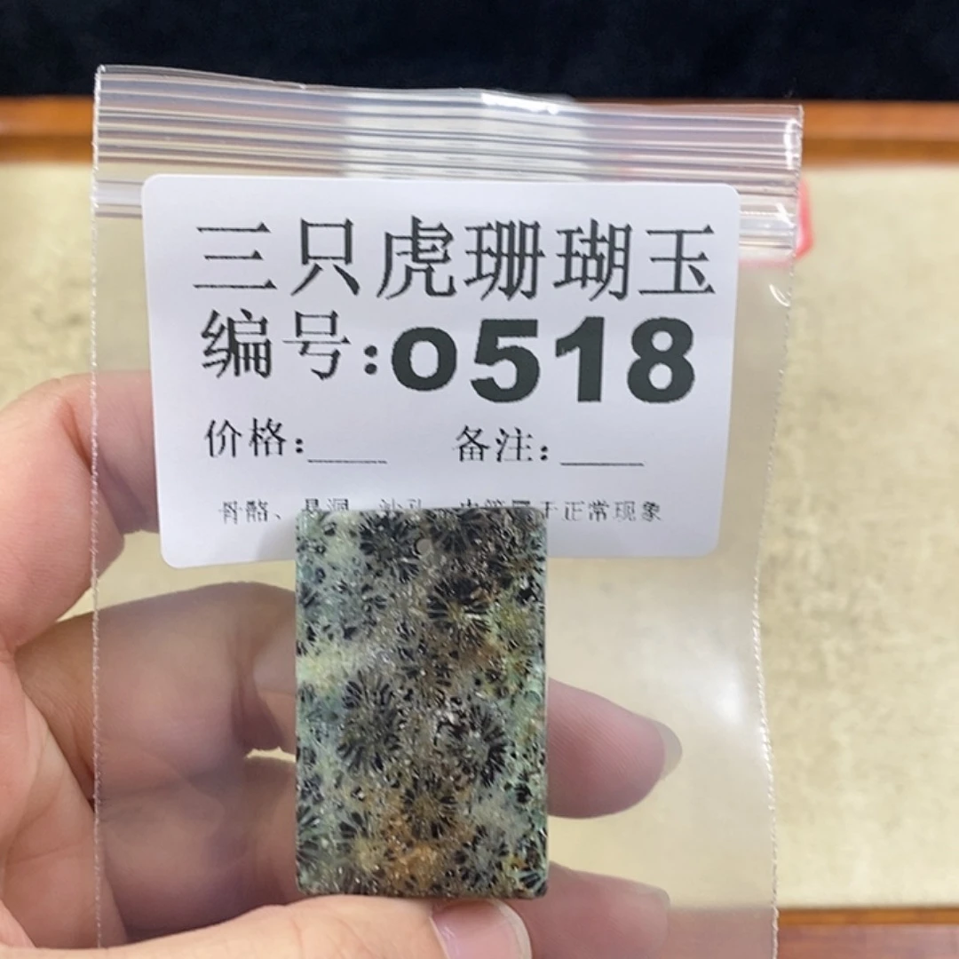 硅化珊瑚（珊瑚玉）1未镶嵌代*词