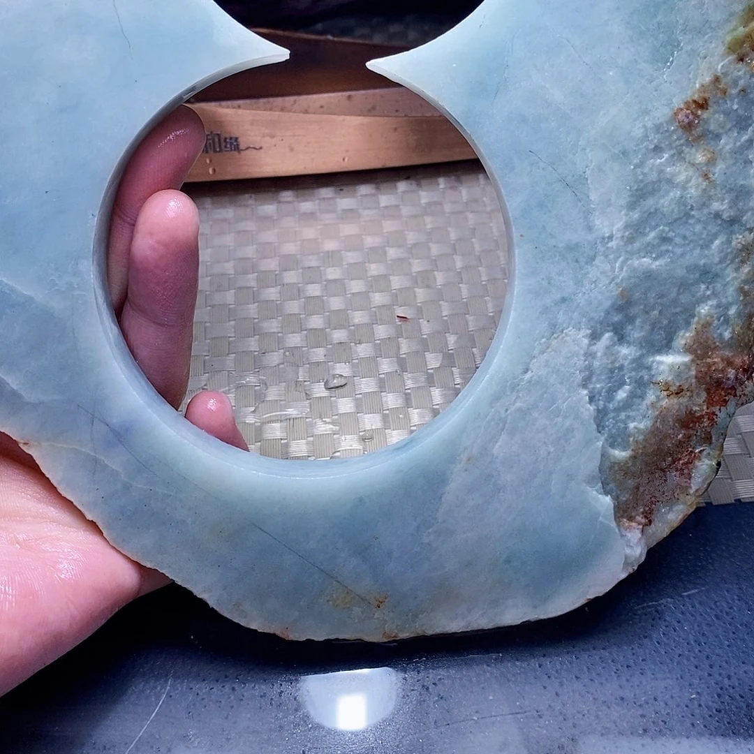 翡翠未镶嵌颈饰5888