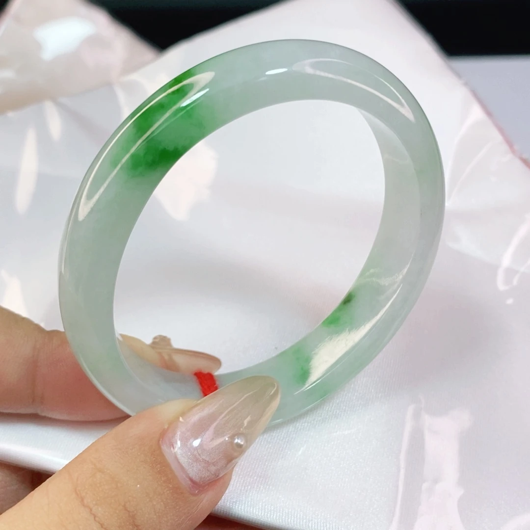 翡翠手镯未镶嵌x***财5455贵妃