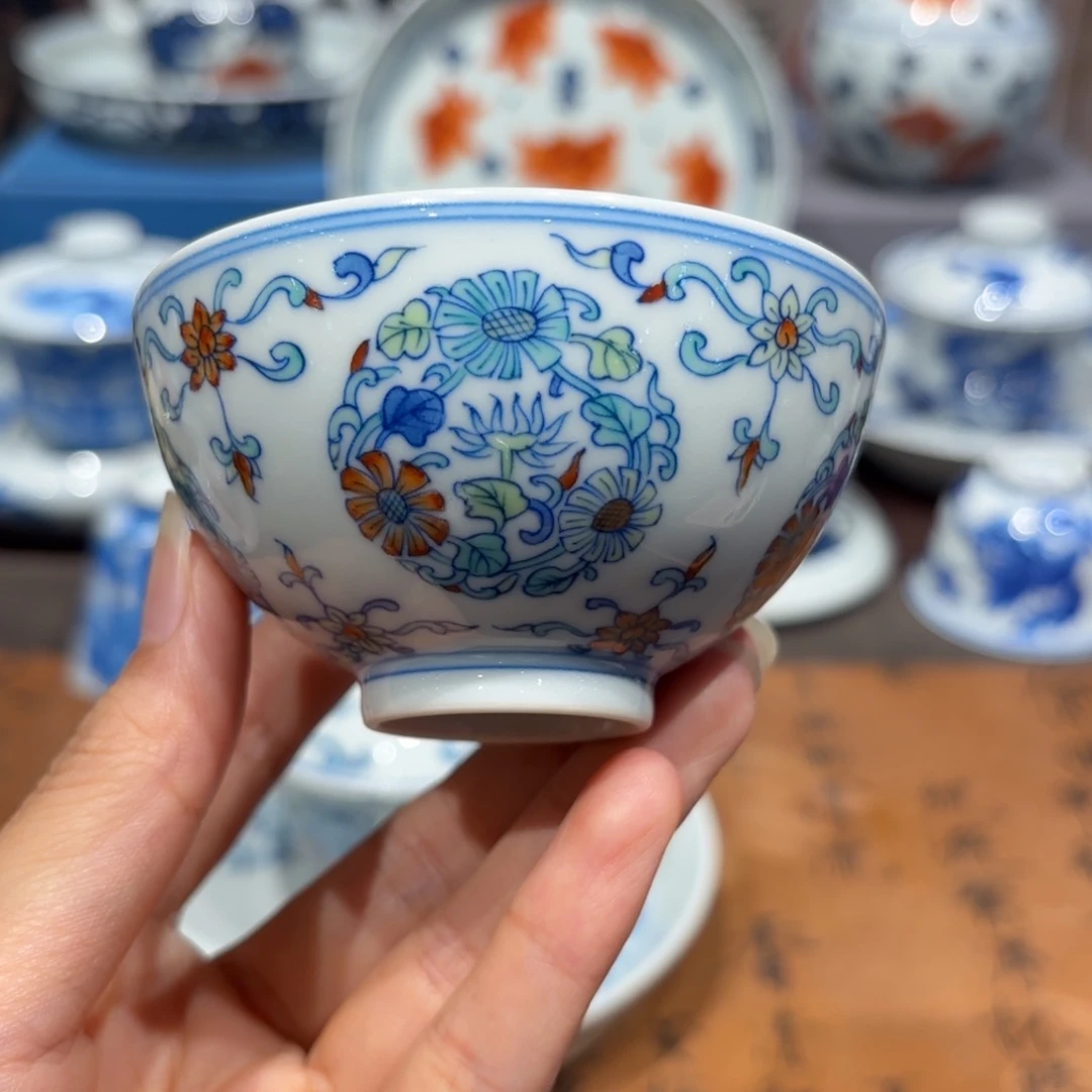 手工手绘陶瓷茶具