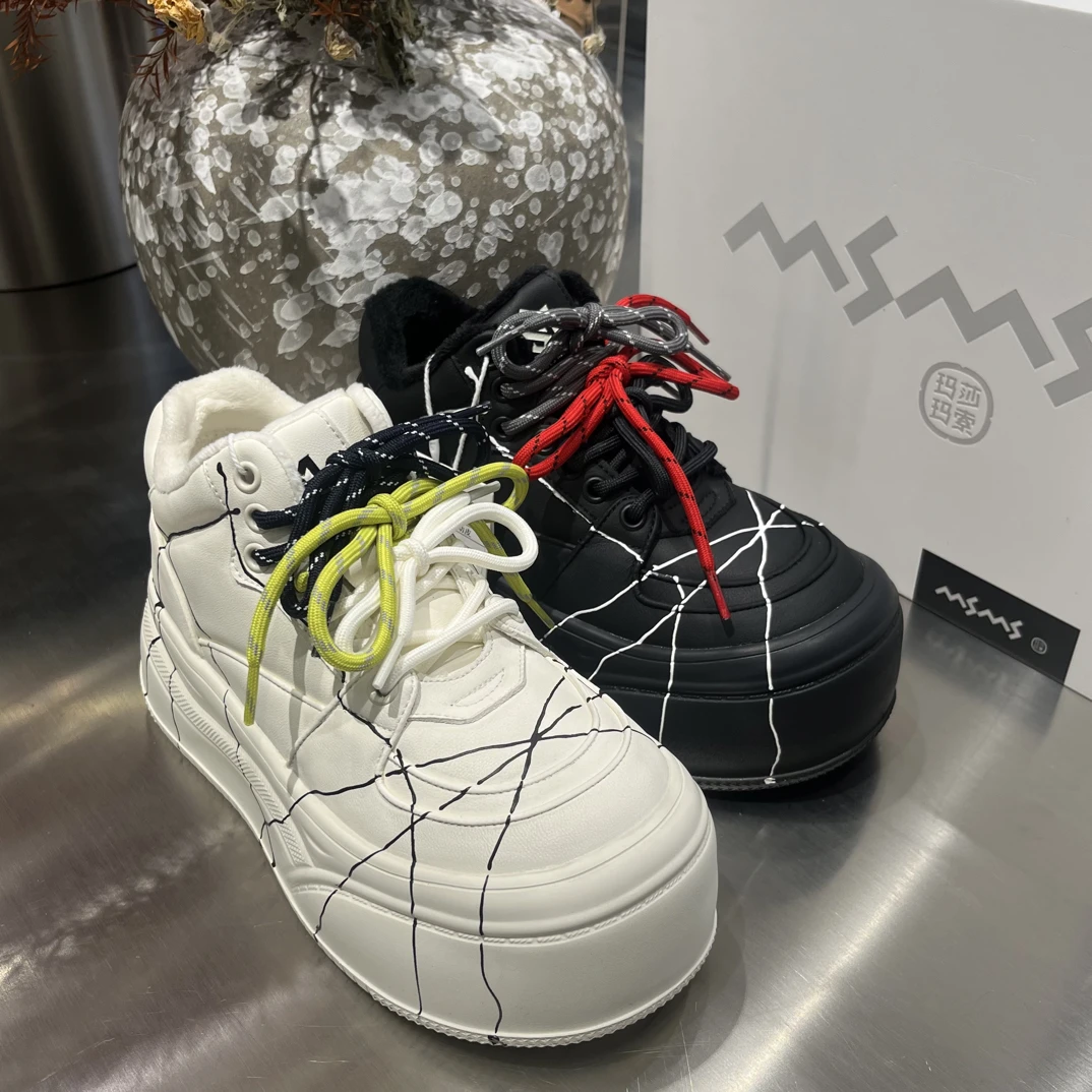 508-495玛莎玛索2025新款小个子6cm厚底时尚女休闲鞋松糕鞋潮