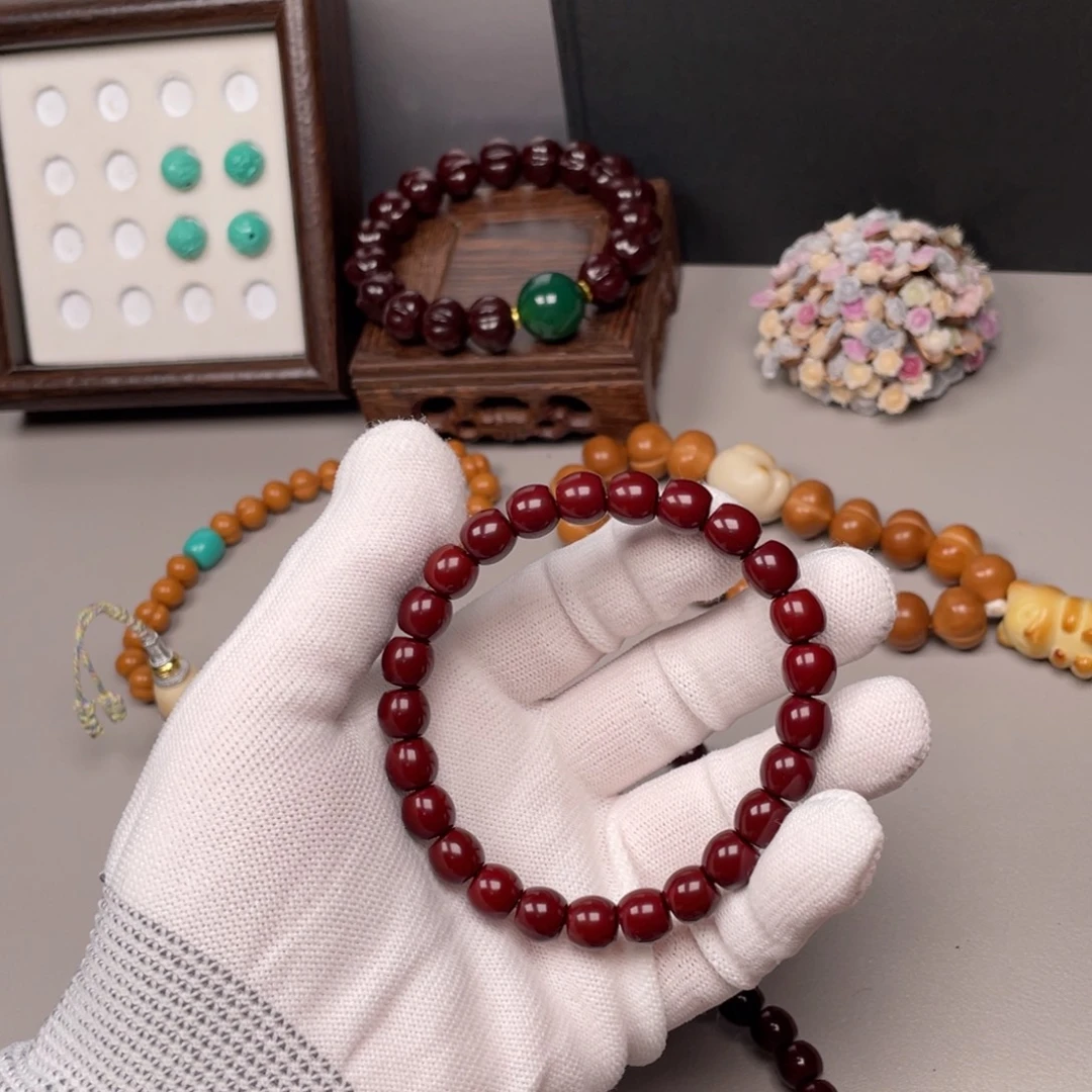 老***晨手串猴头核桃直切