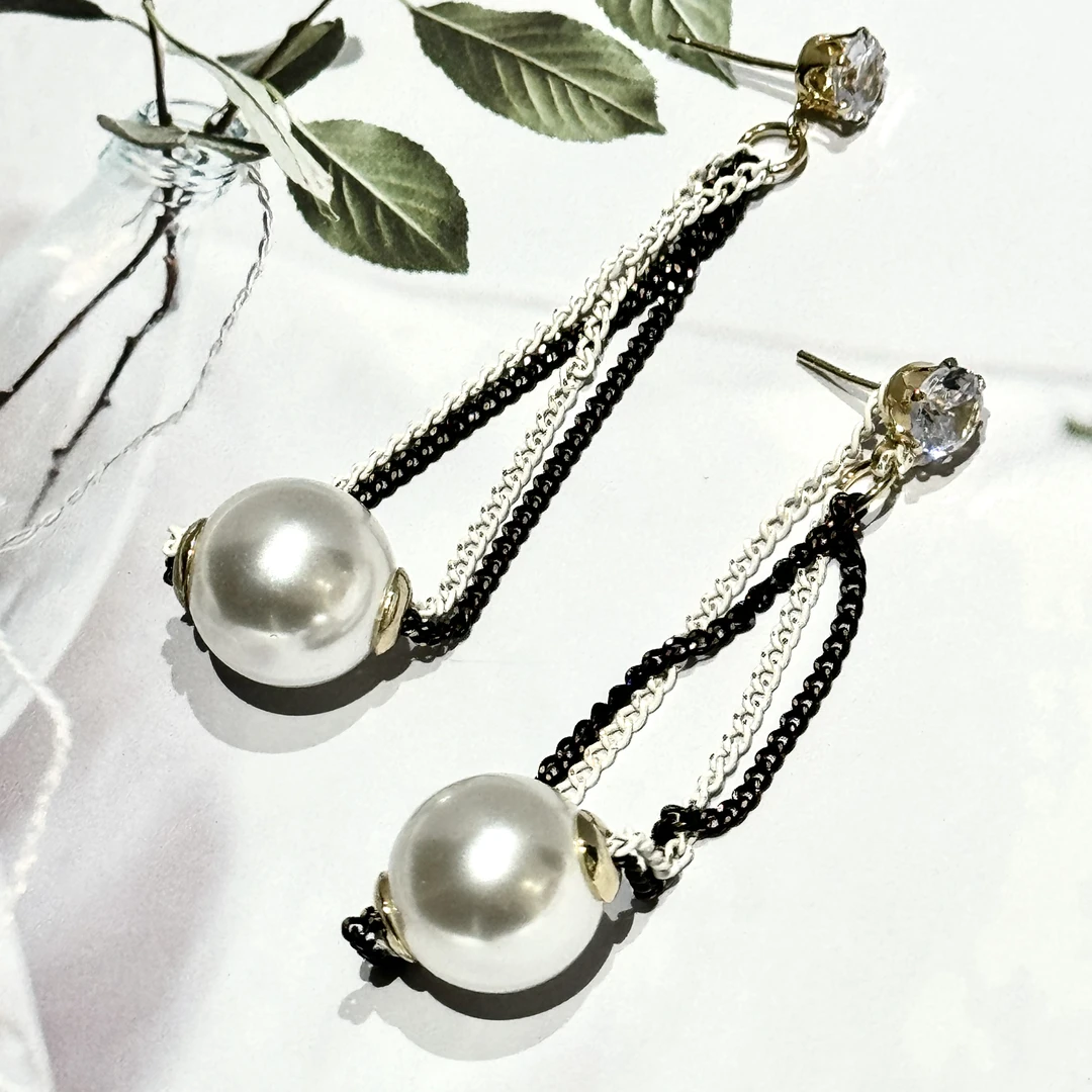 合金仿珍珠耳饰 LL Jewelry & 合金流苏珍珠耳钉
