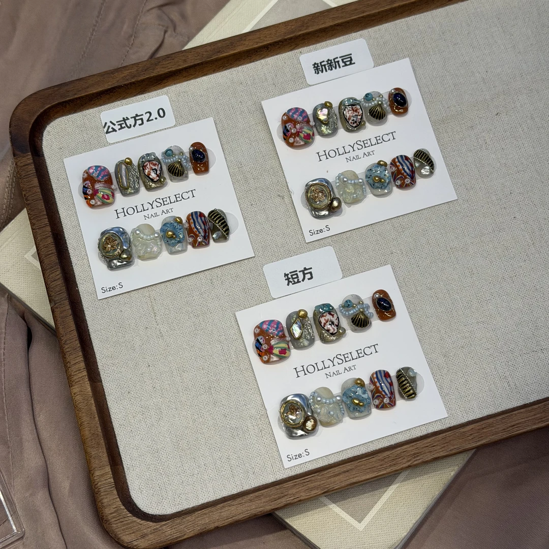 「蓝波绮梦」 HollySelect小众手工穿戴甲