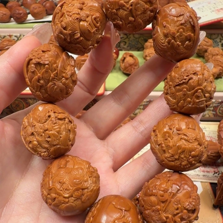 橄榄核手串/手链108罗汉拜万佛