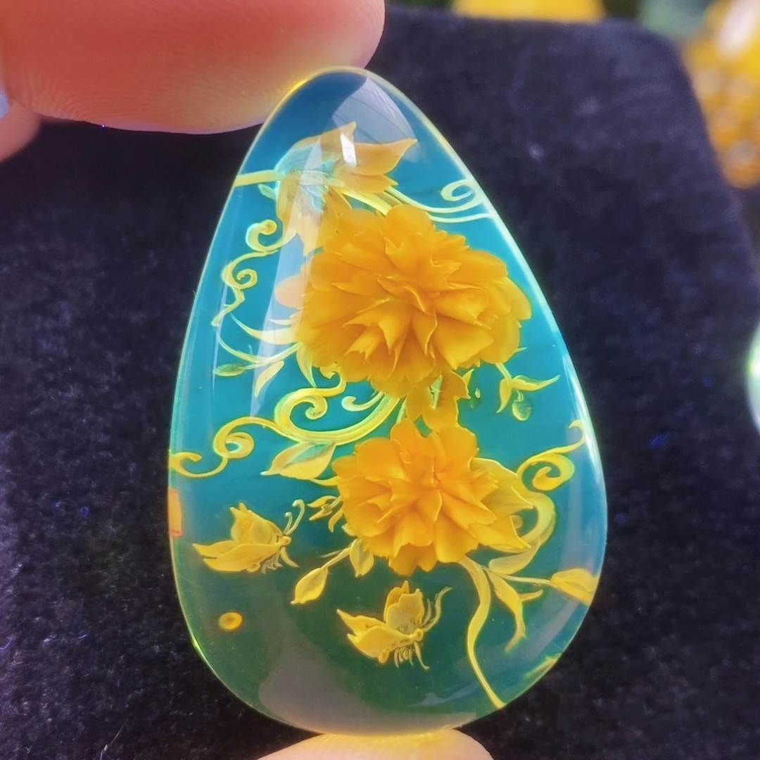 【闪购商品】未镶嵌吊坠(不含链)金珀
