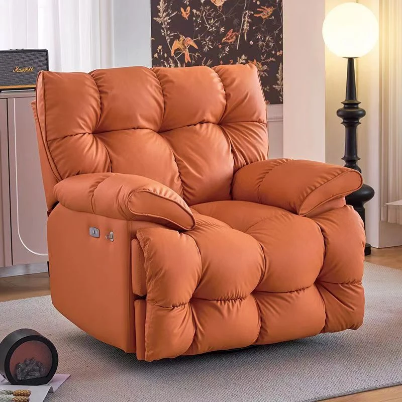 多功能懒人太空沙发椅旋转客厅休闲电动单人小户型可躺睡沙发摇椅