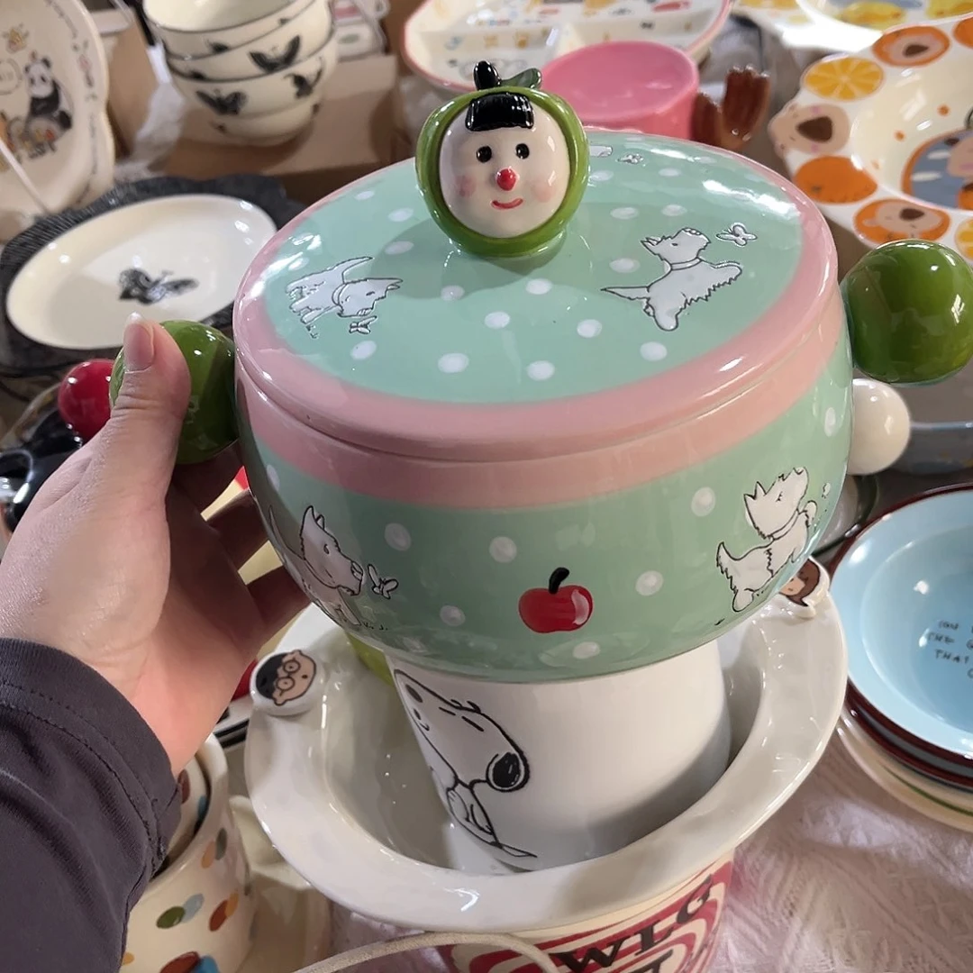 西高地大汤碗陶瓷餐具