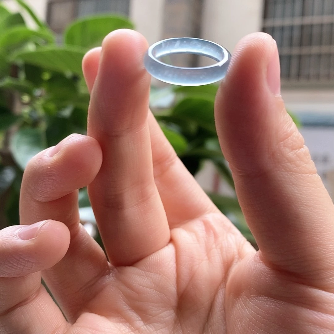 翡翠戒指未镶嵌14号戒圈