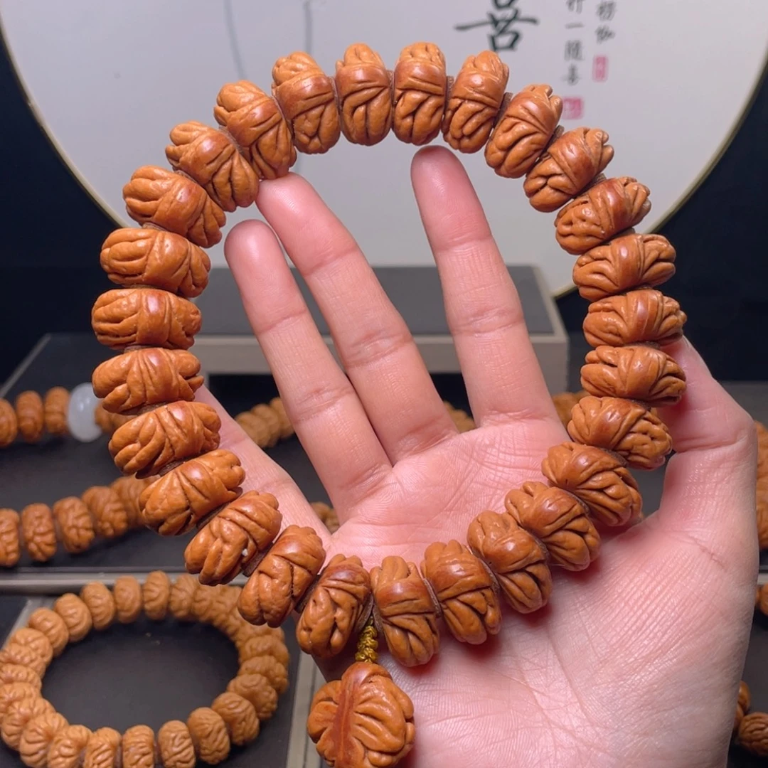 桃核吊坠22尺寸豹子头