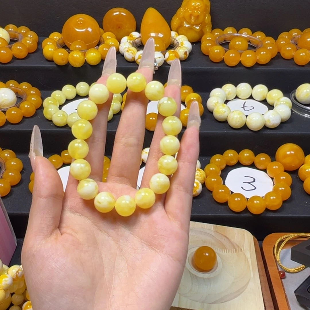 D***誉12mm全品无暇手串