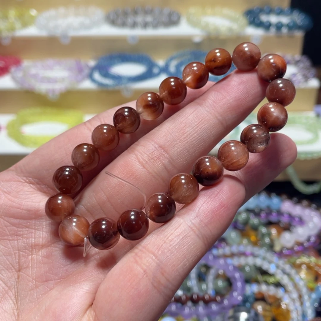 【闪购商品】水晶手链银S800镀金镶嵌爱***球