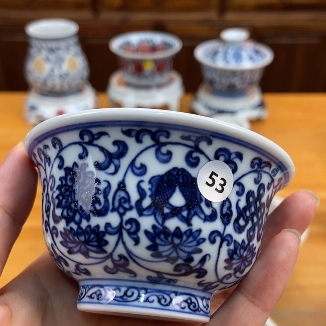 手绘现代茶具非古董