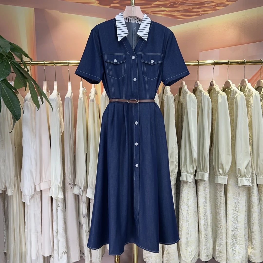 现货【RG1166】2025年时尚气质百搭减龄显瘦新款女装连衣裙