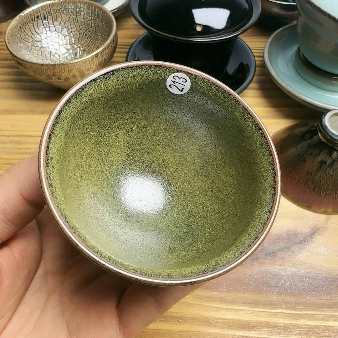 茶盏微瑕建窑建盏茶器213
