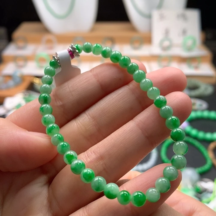 手串翡翠未镶嵌天然翡翠