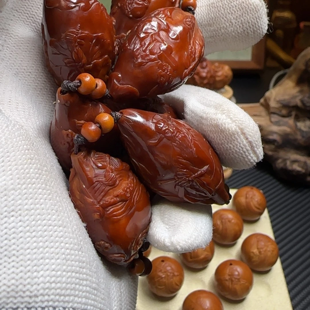 青***）橄榄核手串/手链八仙