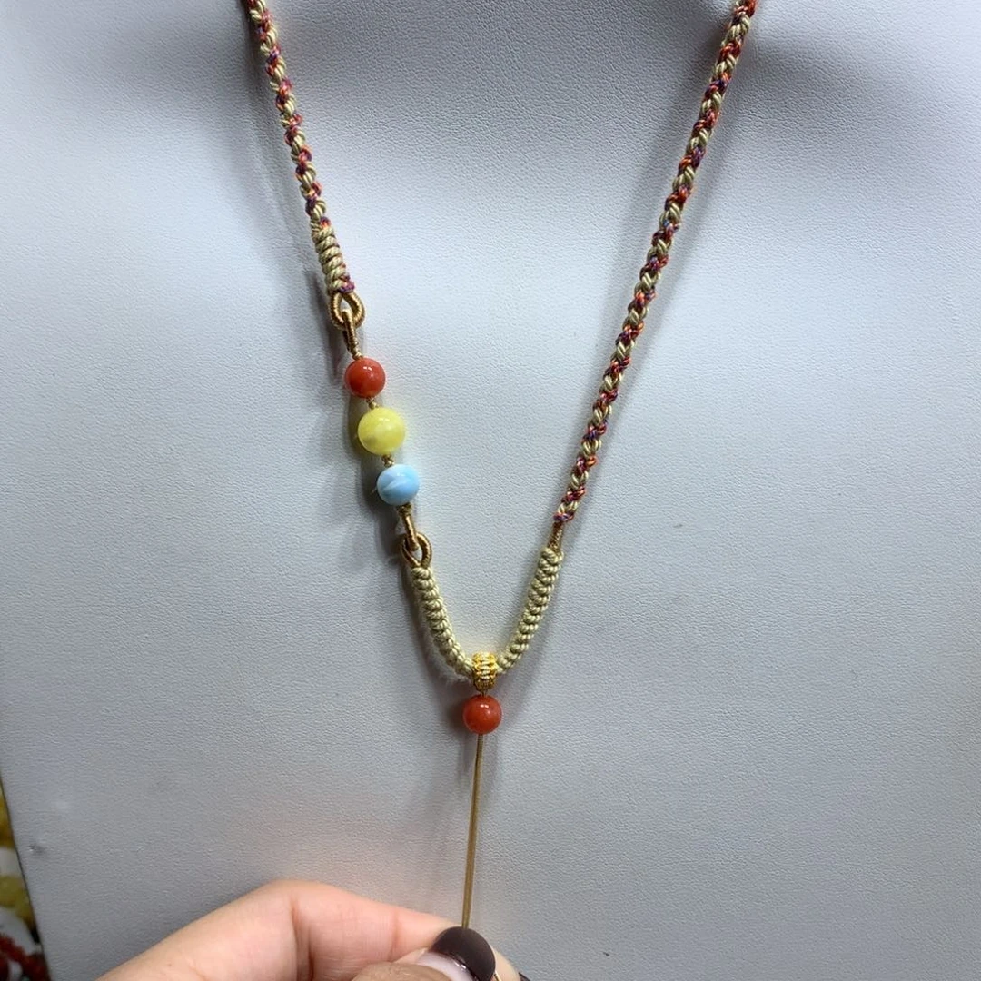 蜜蜡未镶嵌颈饰挂绳