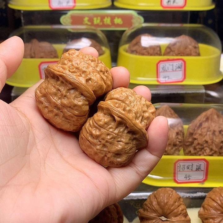 把件文玩核桃蛤蟆墩