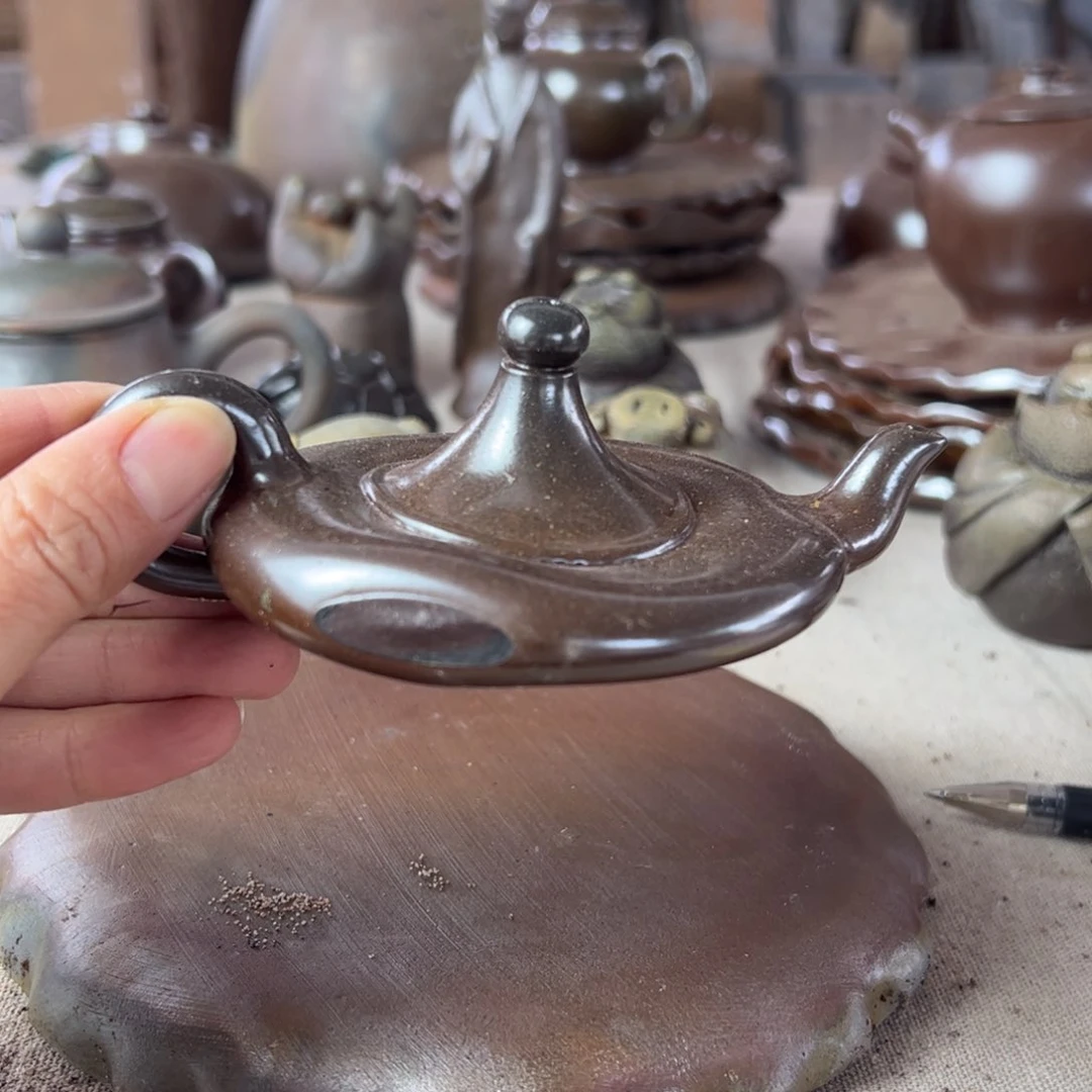 贵台龙窑柴烧茶壶A41