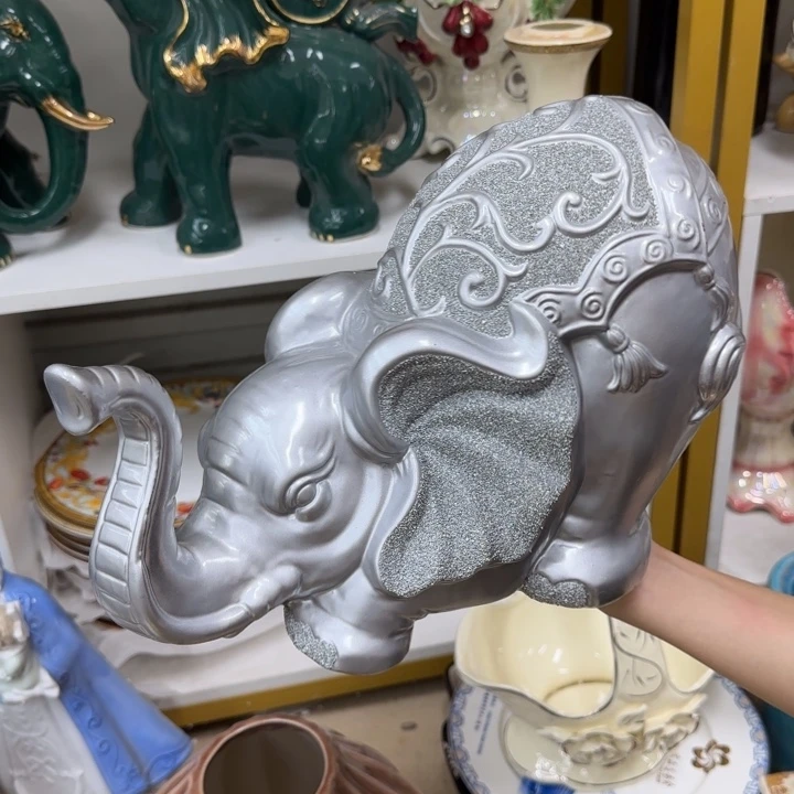 瓷片陶瓷工艺花瓶摆件