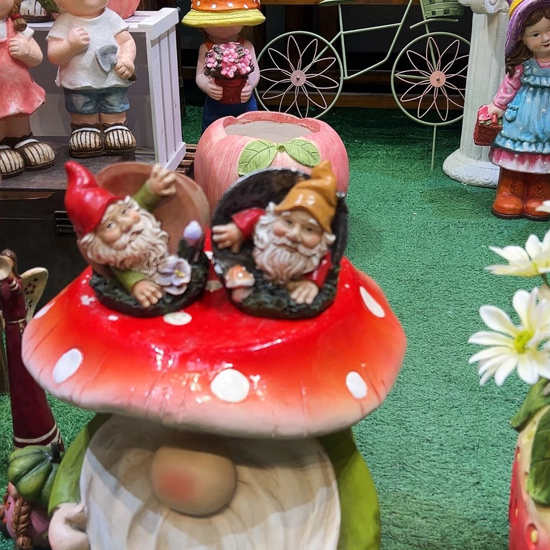 花园摆件红红火火