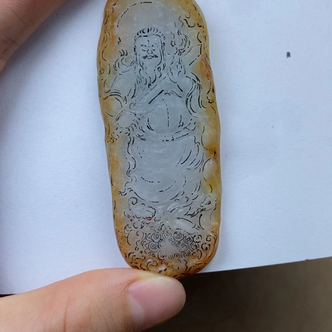 定制翡翠未镶嵌游*真武大帝