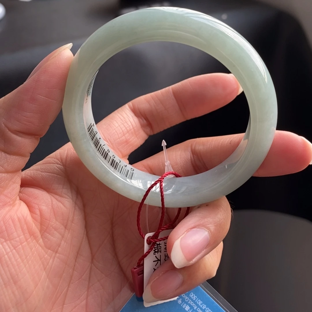 未镶嵌手镯翡翠53正圈