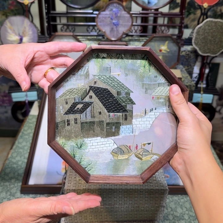 刺绣手工苏绣工艺制作技艺精湛