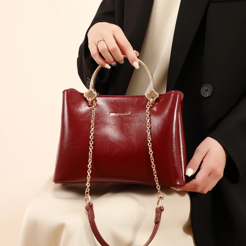 红色结婚包包女2025新款日常可用手提包高级感新娘结婚包腋下包女