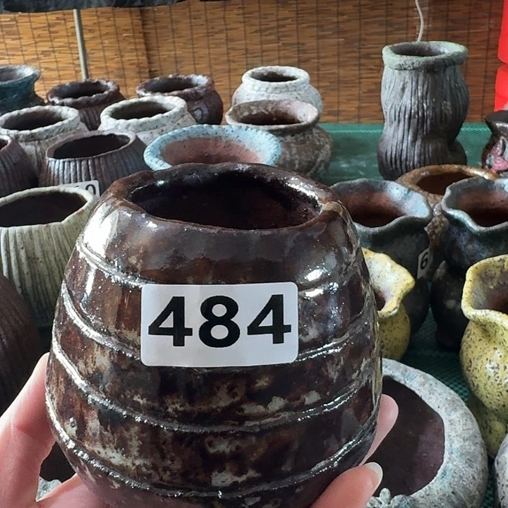 内口5高9粗陶手工