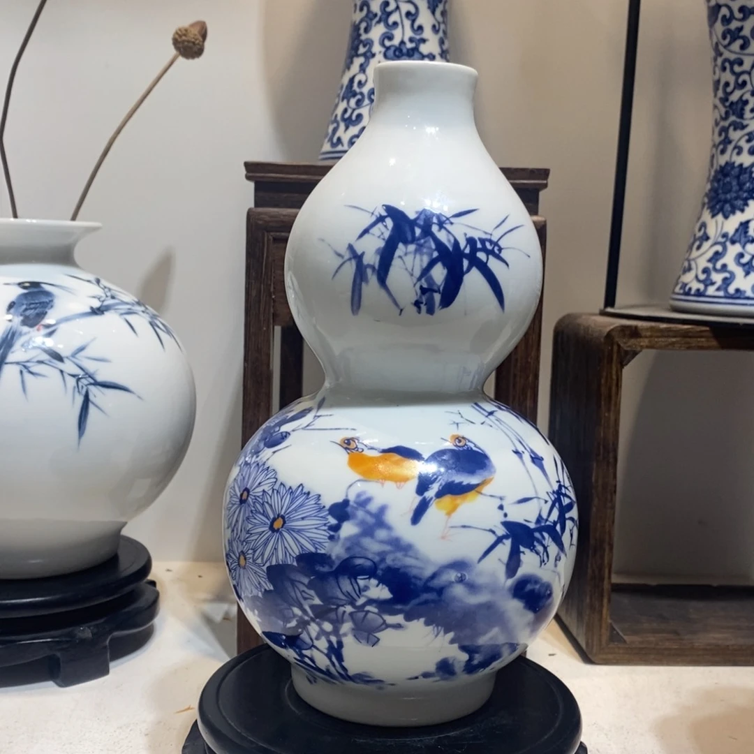 摆件景德镇陶瓷花瓶摆件