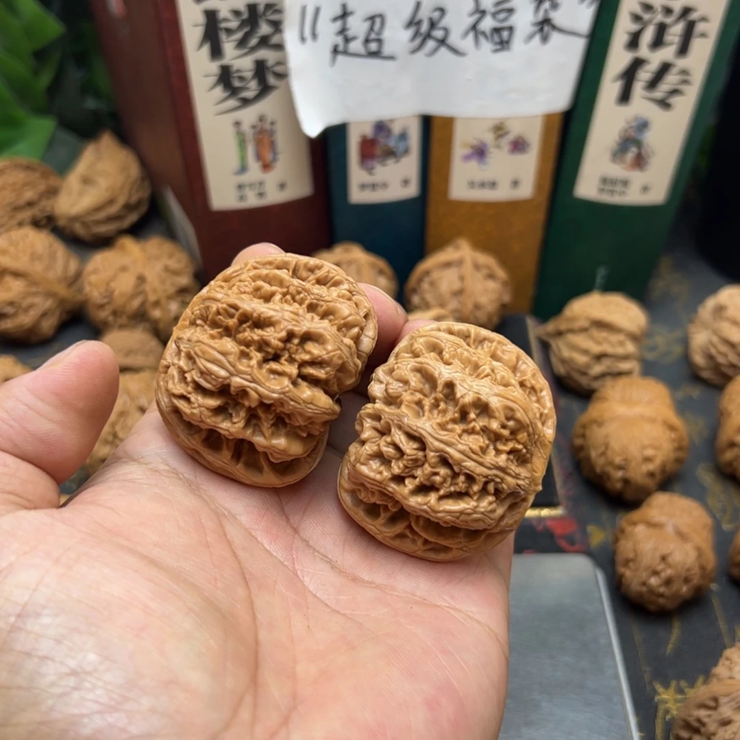 文玩核桃把件48平谷大粗筋