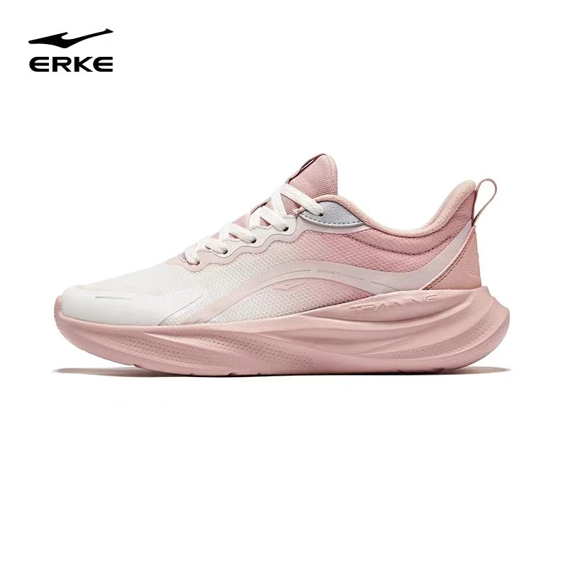 漫步丨鸿星尔克秋冬新款女子缓震回弹科技运动鞋透气网面休闲跑鞋