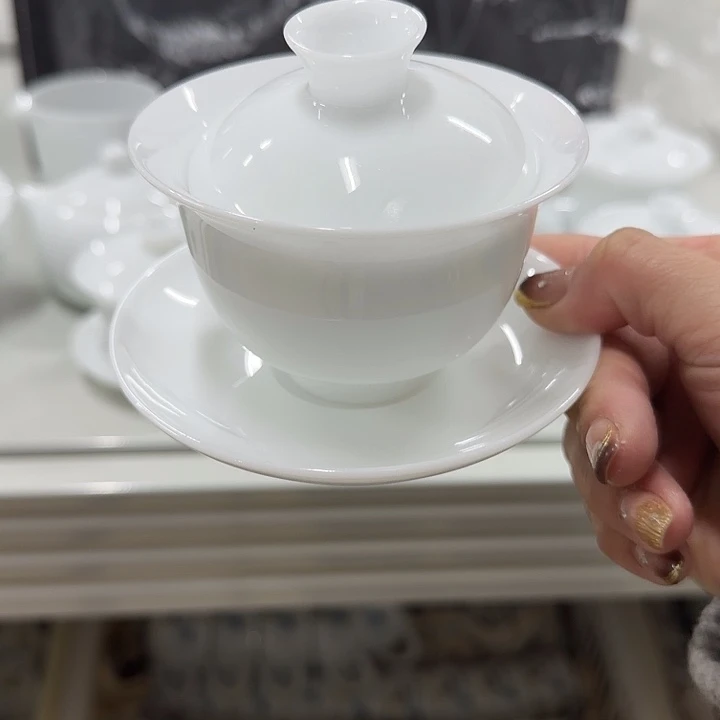 微瑕冰种专场三才盖碗盖下130