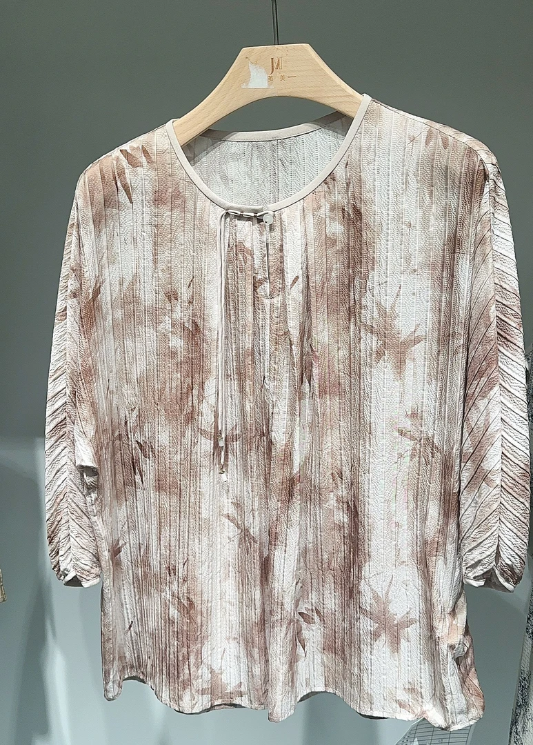 春季新款重磅桑蚕丝衬衫152S6059