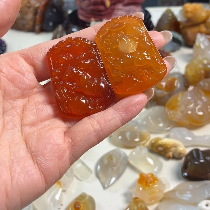 未镶嵌吊坠(不含链)玛瑙/玉髓