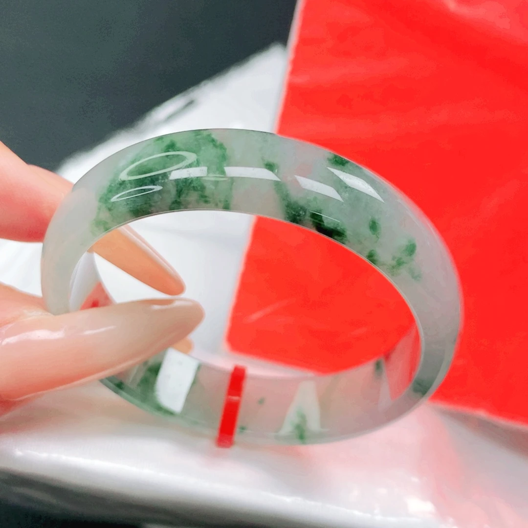 翡翠未镶嵌手镯48.49