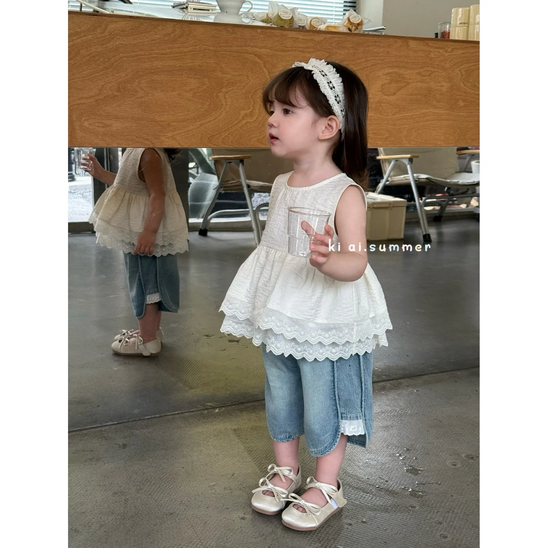 AC467~KiAi·25夏~花边娃娃衫823210