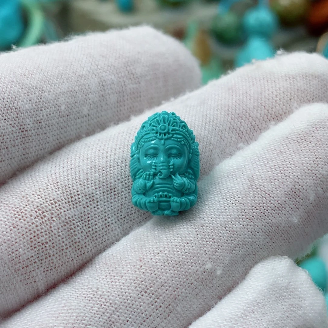 绿松石珠宝奇石未镶嵌