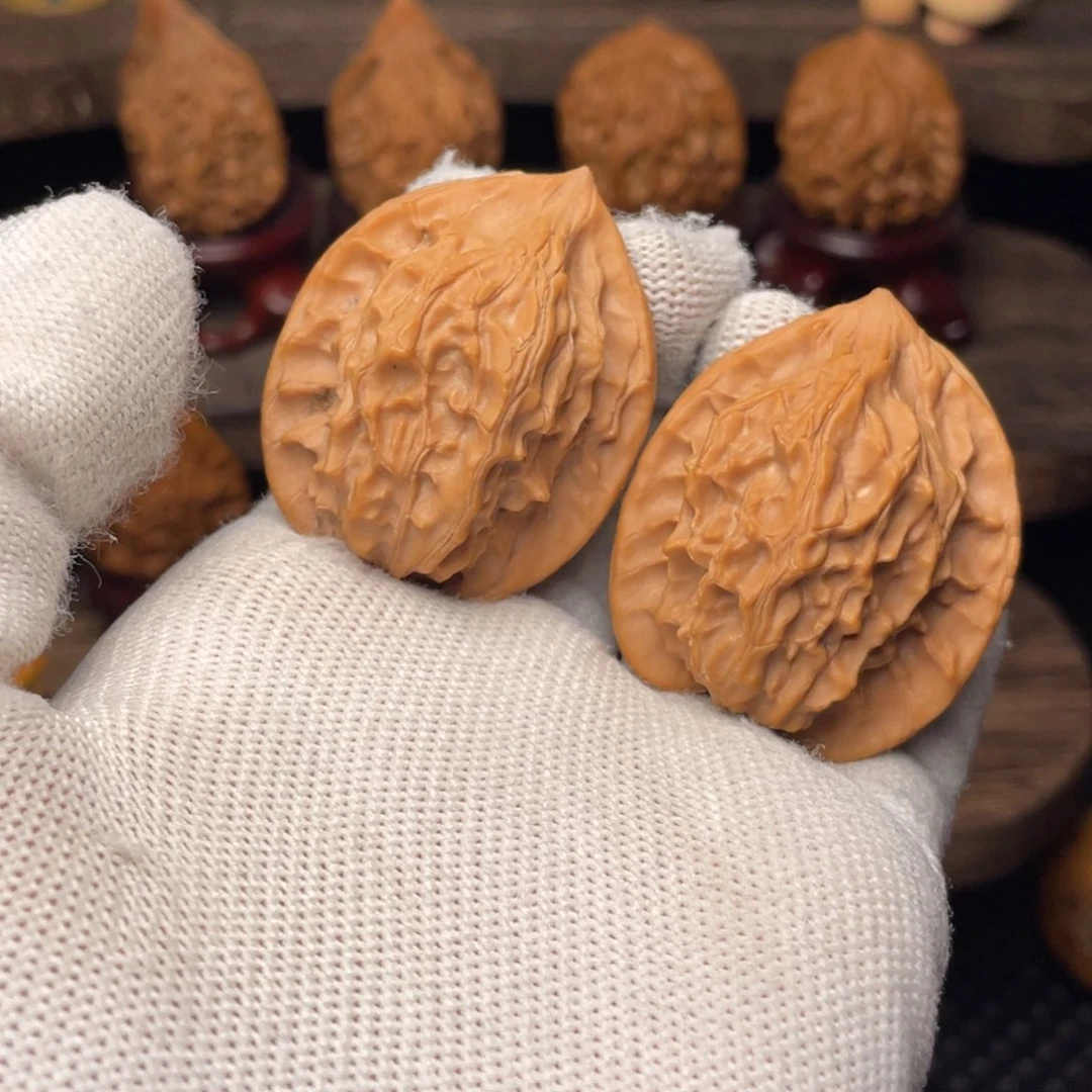 把件文玩核桃秦岭野生山魄系列剑槊34