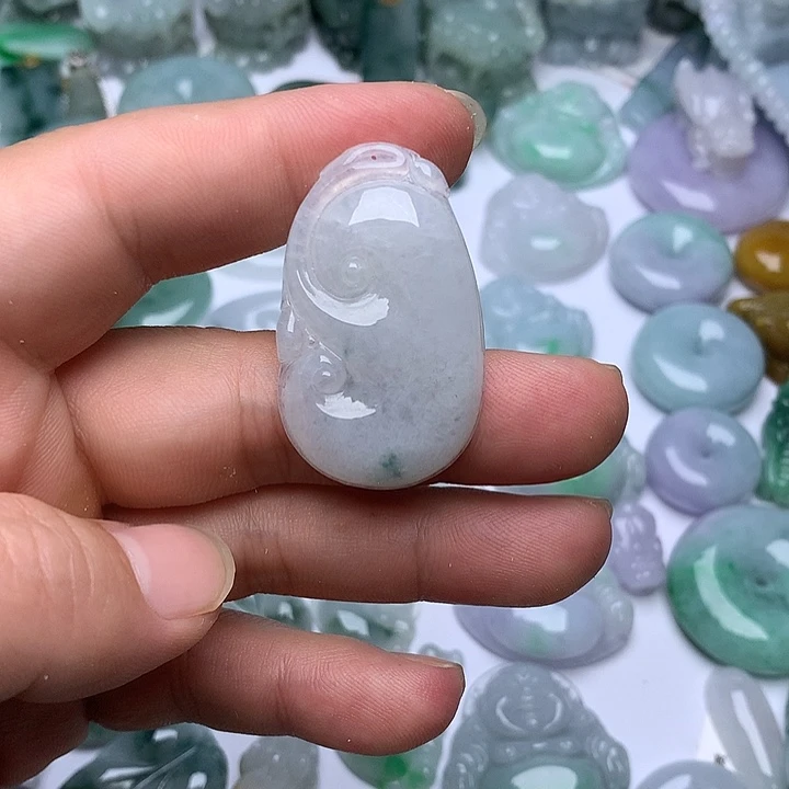 翡翠未镶嵌颈饰天然翡翠