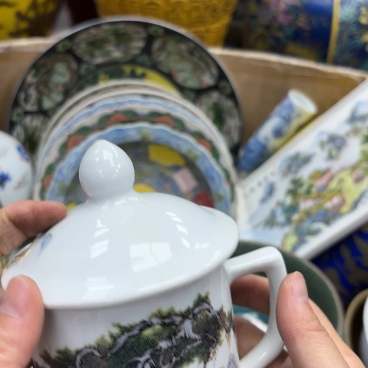 瓷片瓷器摆件瓷器摆件