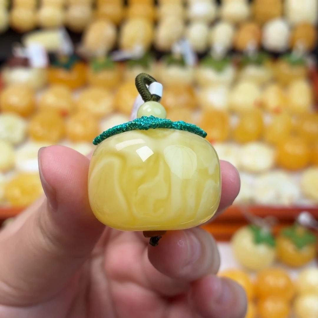 蜜蜡未镶嵌毛衣链蜜蜡