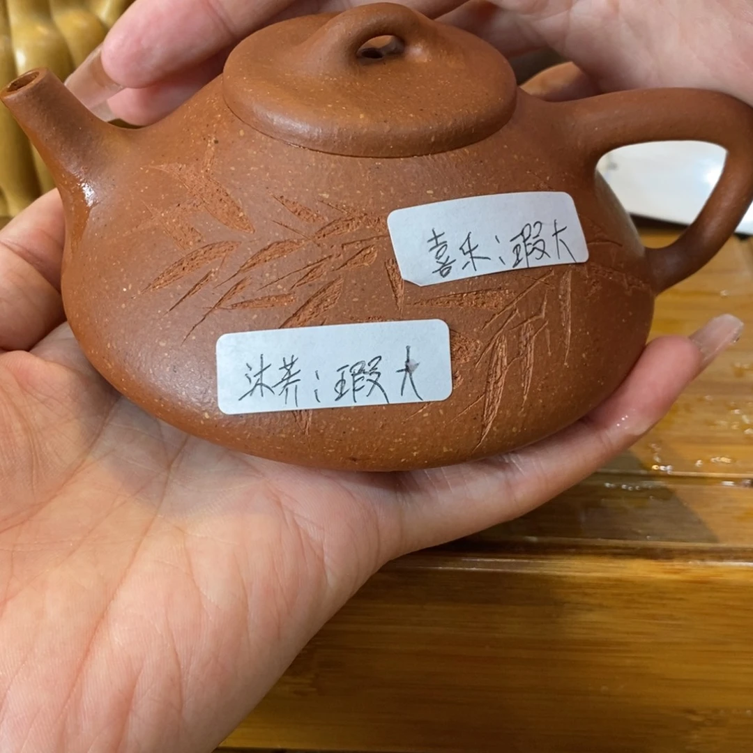 茶壶紫砂原矿泥料手工壶直播间