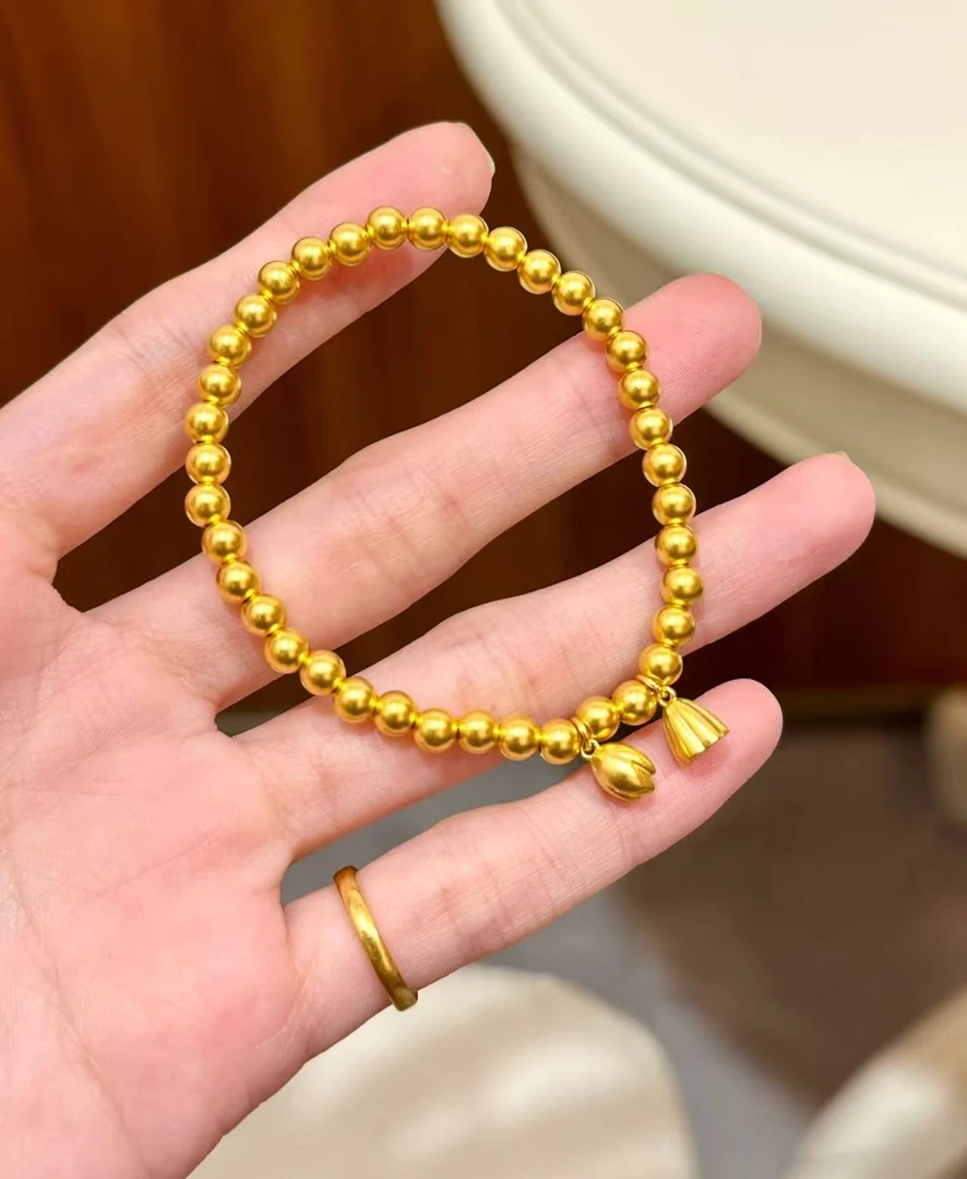 精工高版本两世欢莲蓬手链